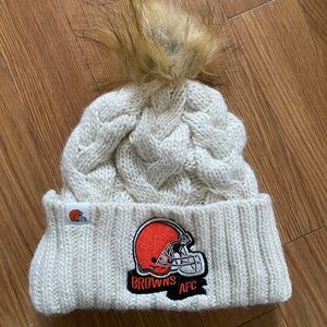 Cleveland Browns Winter Hat with Pom